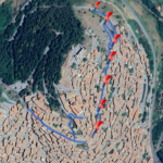 Interactive itinerary: Porta Ferrante - Palazzo Capalbi - Chiesa della Madonna della Nova