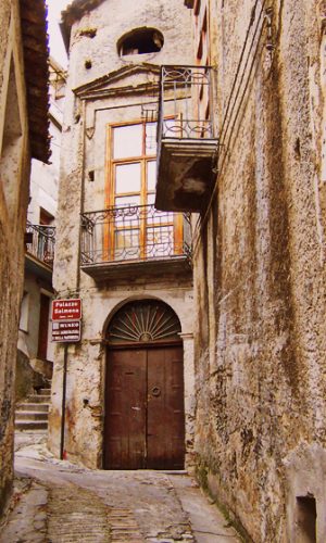 Entrance of the Museum of Agriculture and Pastoralism The Museum of Agriculture and Pastoralism in Morano Calabro