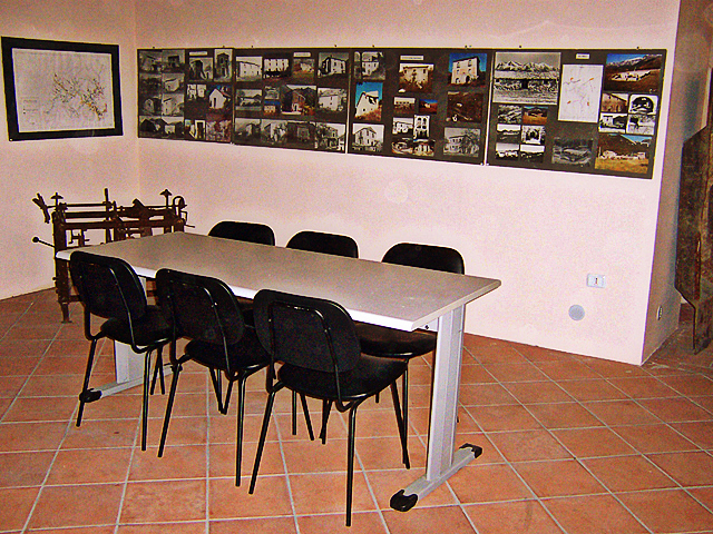 A seção dedicada à estrutura da propriedade fundiária no museu