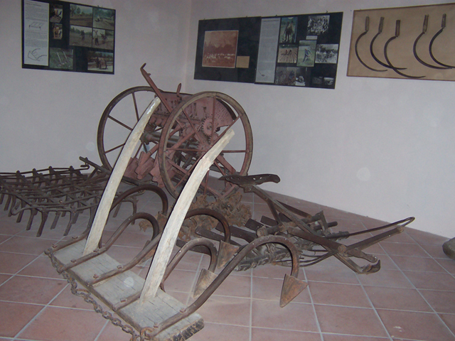 Arado no Museu da Agricultura e da Pastorizia de Morano Calabro