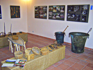 Seção dedicada ao pastoralismo no Museu da Agricultura e Pastorizia
