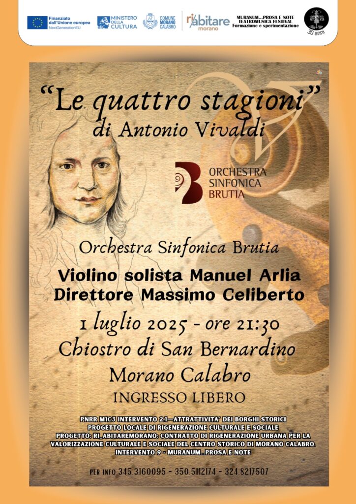 Le Quattro Stagioni di Vivaldi al Chiostro San Bernardino