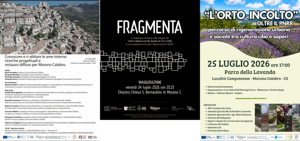 Strategie urbanistiche e memoria nei prossimi eventi organizzati dal Comune – Maratona istituzionale a compimento delle Misure 6, 8 e 11 del PNRR